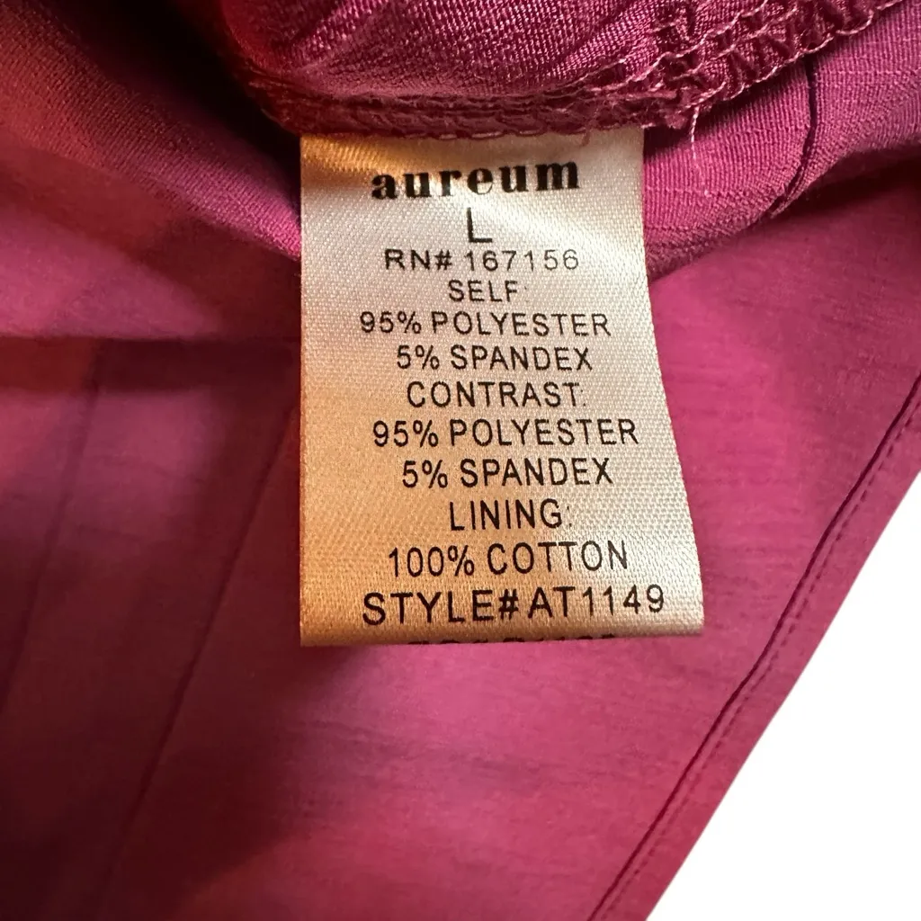 AUREUM Pintuck Pleated Blouse Lavender Purple Top Size Small NWT Size L - Image 8