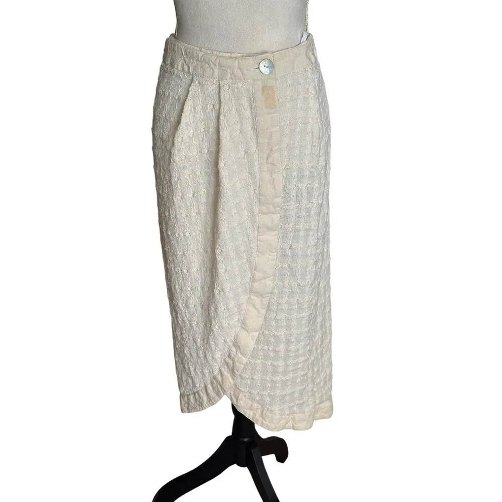 Vintage 2Pc Skirt Set By Jose Martinez Puff Sleeve Jacket & Wrap Skirt Z M READ Size M - Image 10