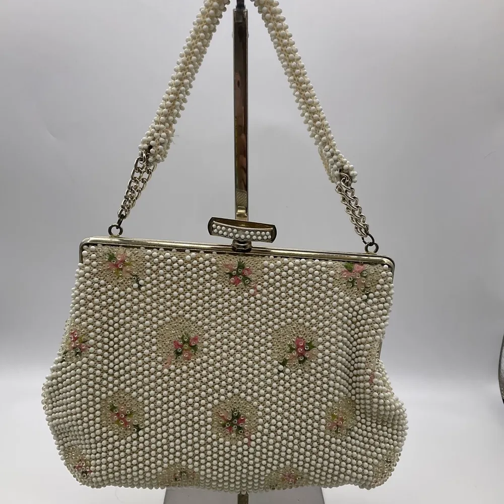 VINTAGE CORDÉ BEADS HANDBAG - Image 2