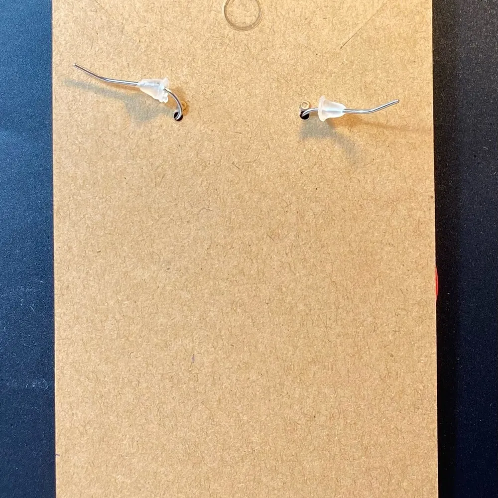 Grinch Leopard Print Christmas Dangle Pierced Earrings - Image 2