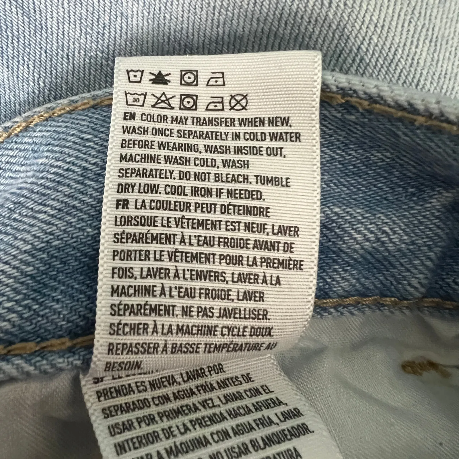 American Eagle Mom Jean Size 6 Reg High Rise Distressed - Image 10