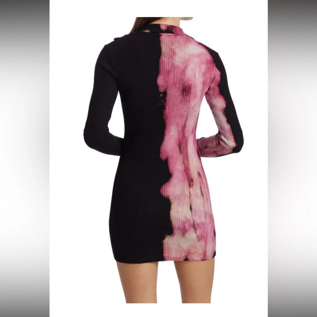 NWT Cotton Citizen Ibiza Polo Dress Lychee Ombré - Image 2