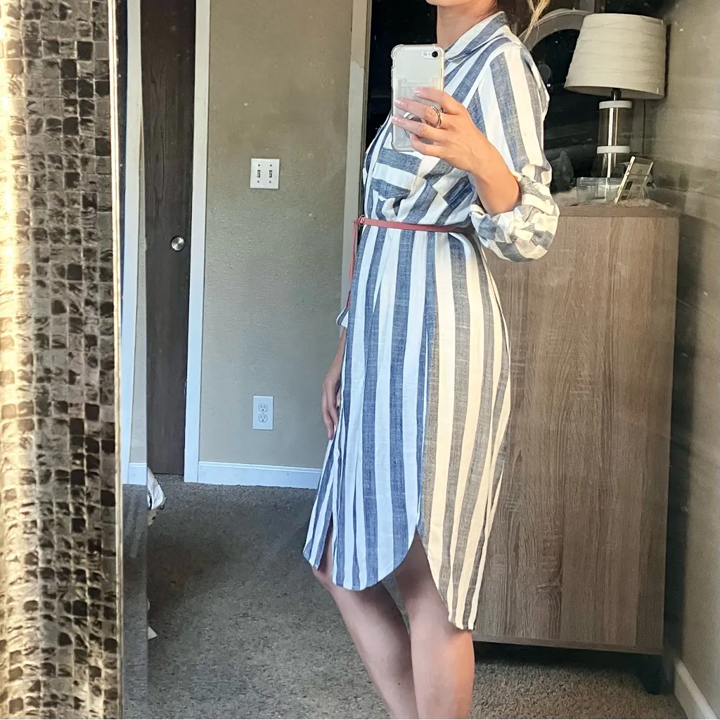 Sharagano button down dress Size 10P - Image 2