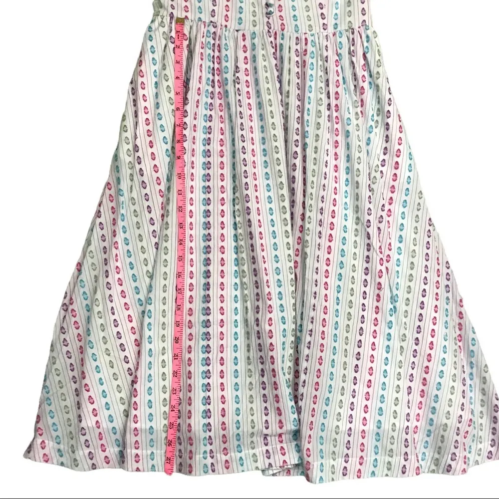 ModCloth NWT Rainbow Shirt Dress retro Fit and Flare ModCloth Size 6 - Image 10