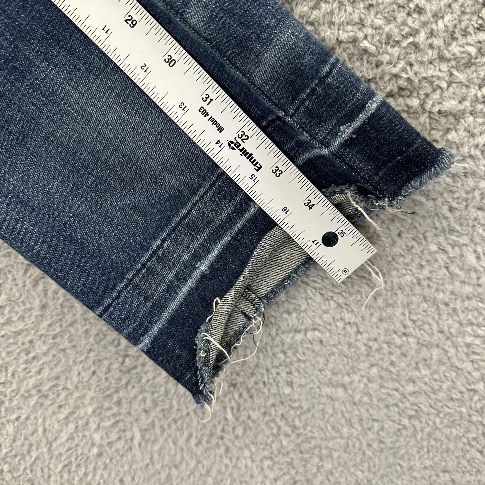 Agolde Madison‎ 70s Flare Jeans Retro Distressed Festival Boho Women 29 x 35 - Image 10