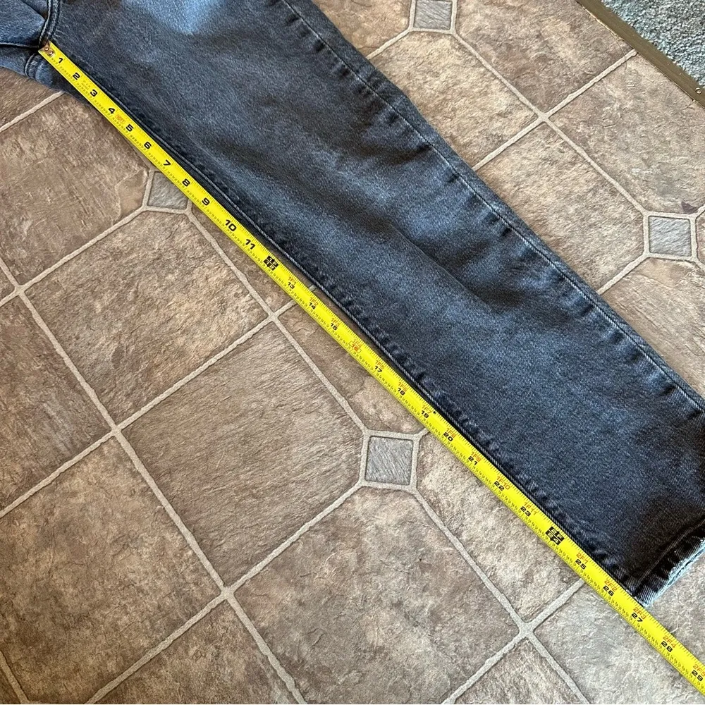 Levi’s Premium 501 S Skinny Gray/Faded Black Jeans W27 L28 Button fly Distressed - Image 12