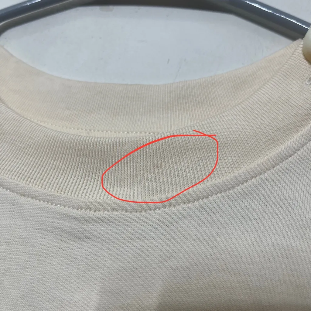 SEZANE New Robe Selena T-Shirt Dress Women’s Small Cream Organic Cotton Minimal - Image 13