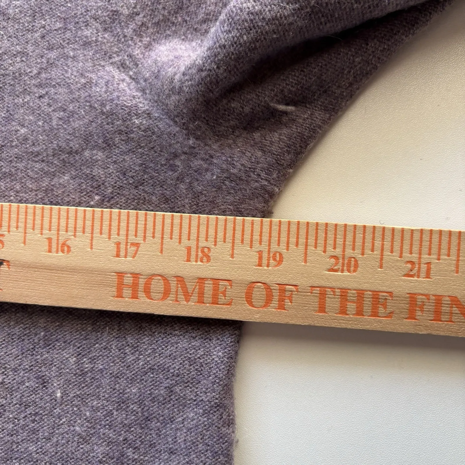 J. Jill Wool Cashmere Blend Tunic Knit Sweater Pockets Cottagecore S Capsule Purple - Image 7