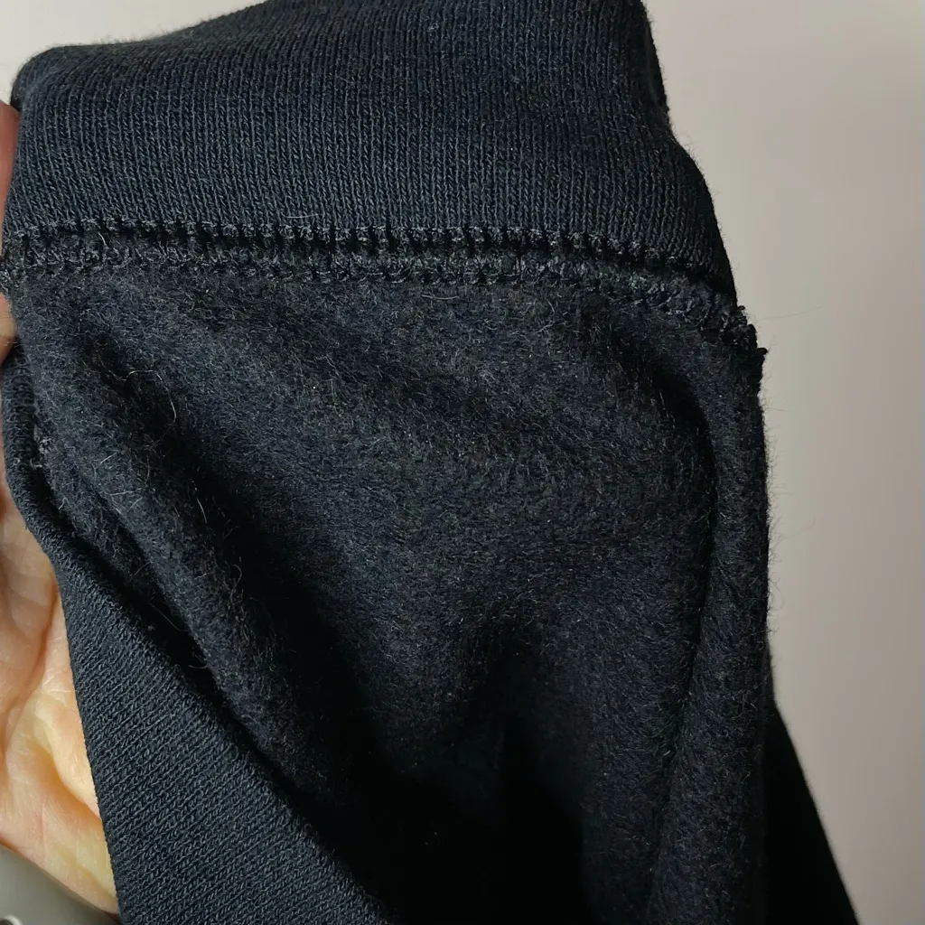 None Custom Graphic Off Shoulder Sweatshirt (black) - small - Image 7