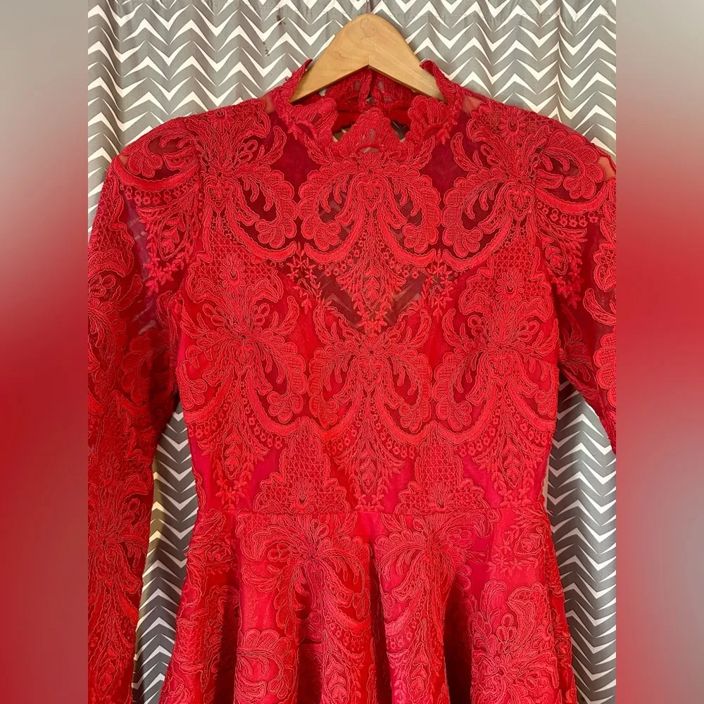 NWT SAYLOR | Raspberry Rita Dress, Size XS - Image 5