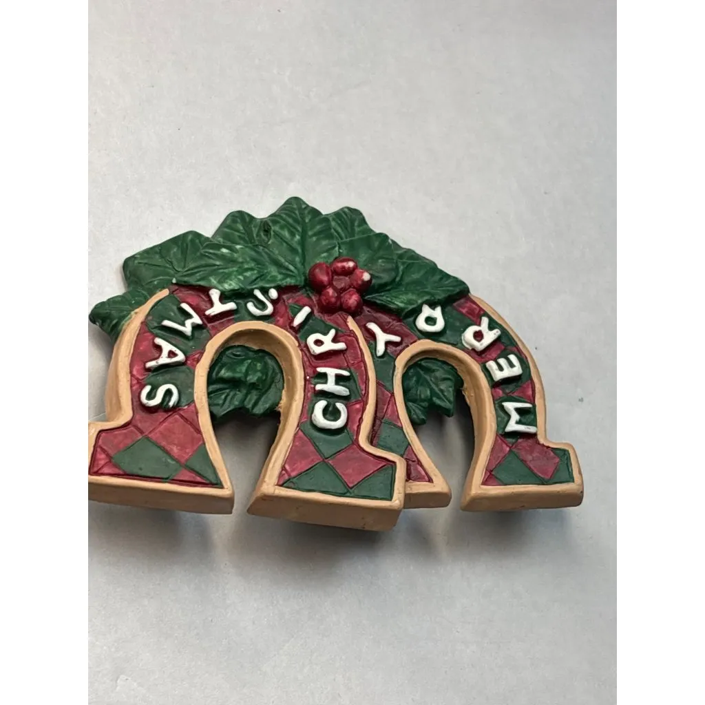 Merry Christmas Horseshpin/brooch Hand - Image 3