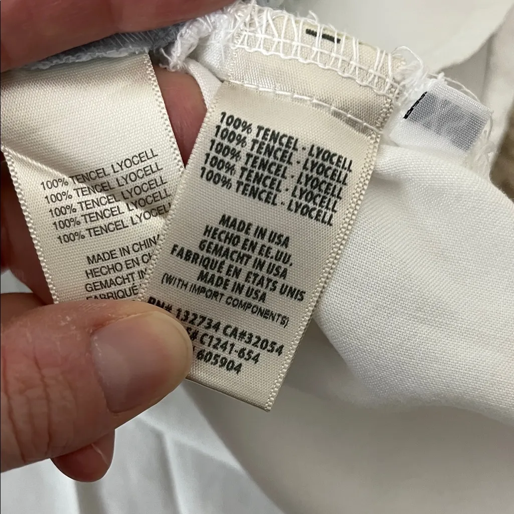 Cloth & Stone Lace-Up 100% Tencel Chambray Shirt & Dress Bundle Set - Size XS - Image 15