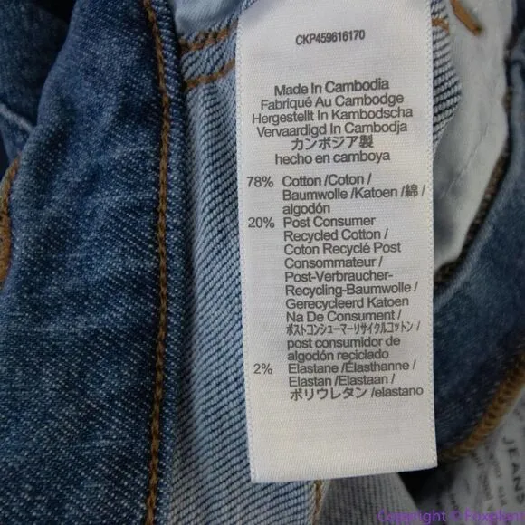 NEW Madewell 10" High-Rise‎ Skinny Crop Jeans in Bradfield Wash, 28 - Image 16