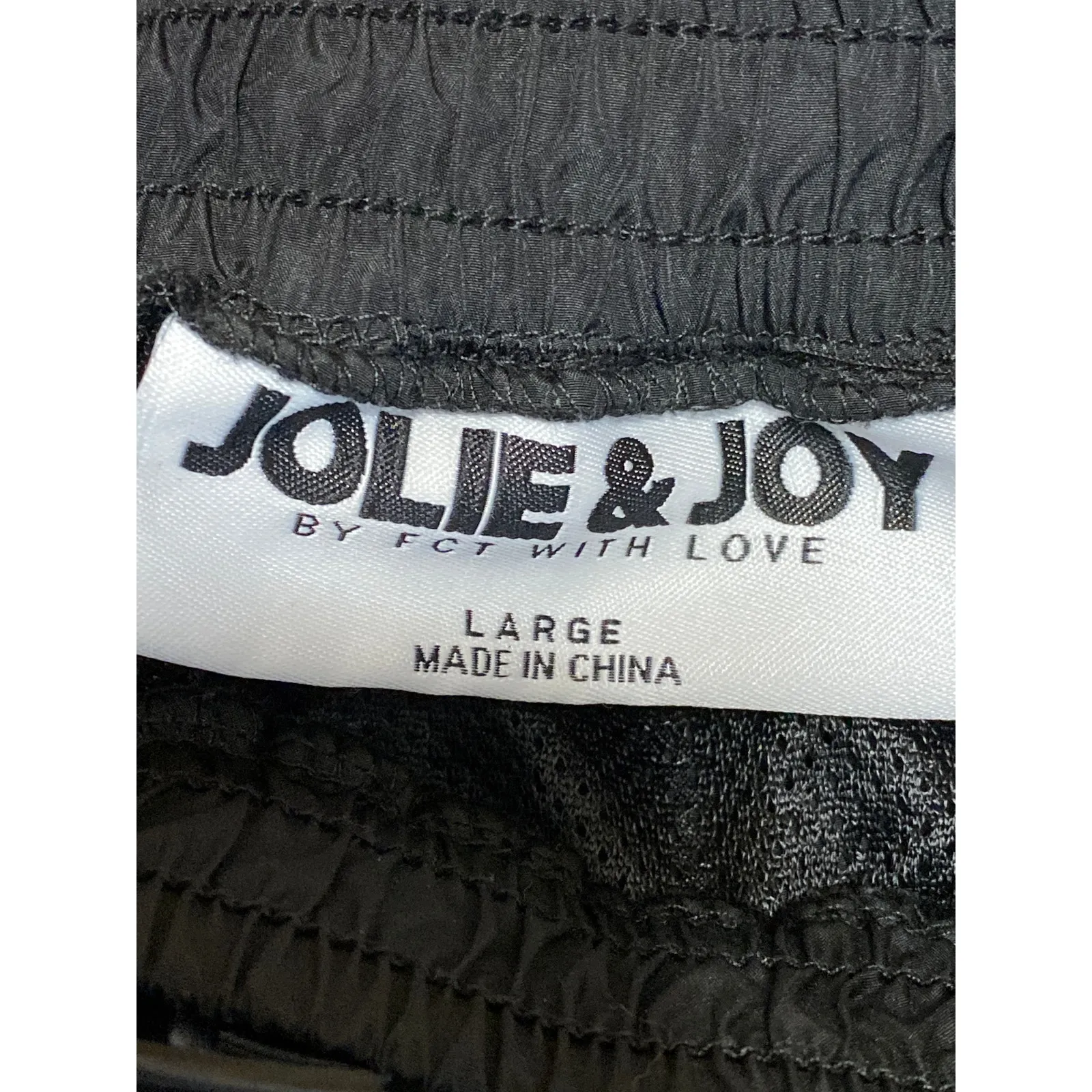 Jolie & Joy Black Ruched Elastic High Waist Mini Activewear Athletic Skirt Sz L Size L - Image 3