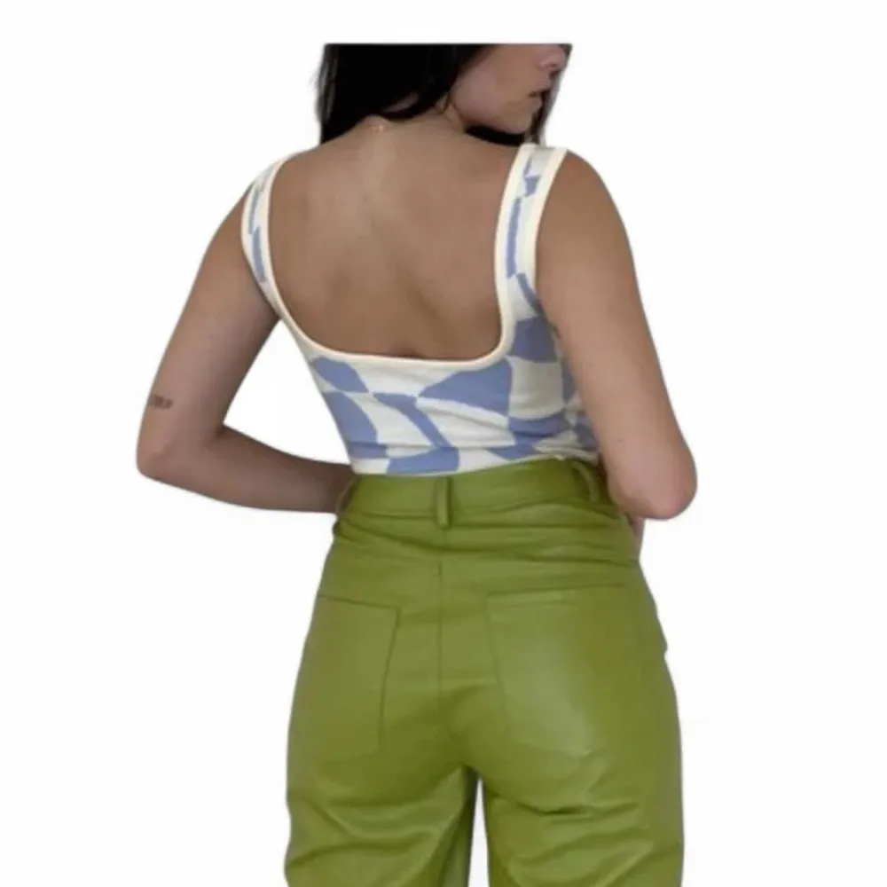 Bailey Rose Smiley Face Crop Top Tank - Image 2