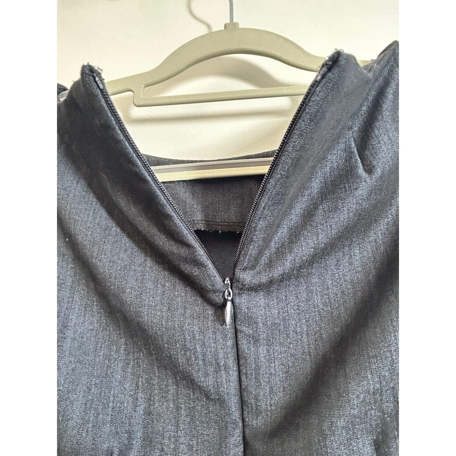 Calvin Klein Dress XS Navy Sleeveless Office Preppy Twee Minimalist - Image 8