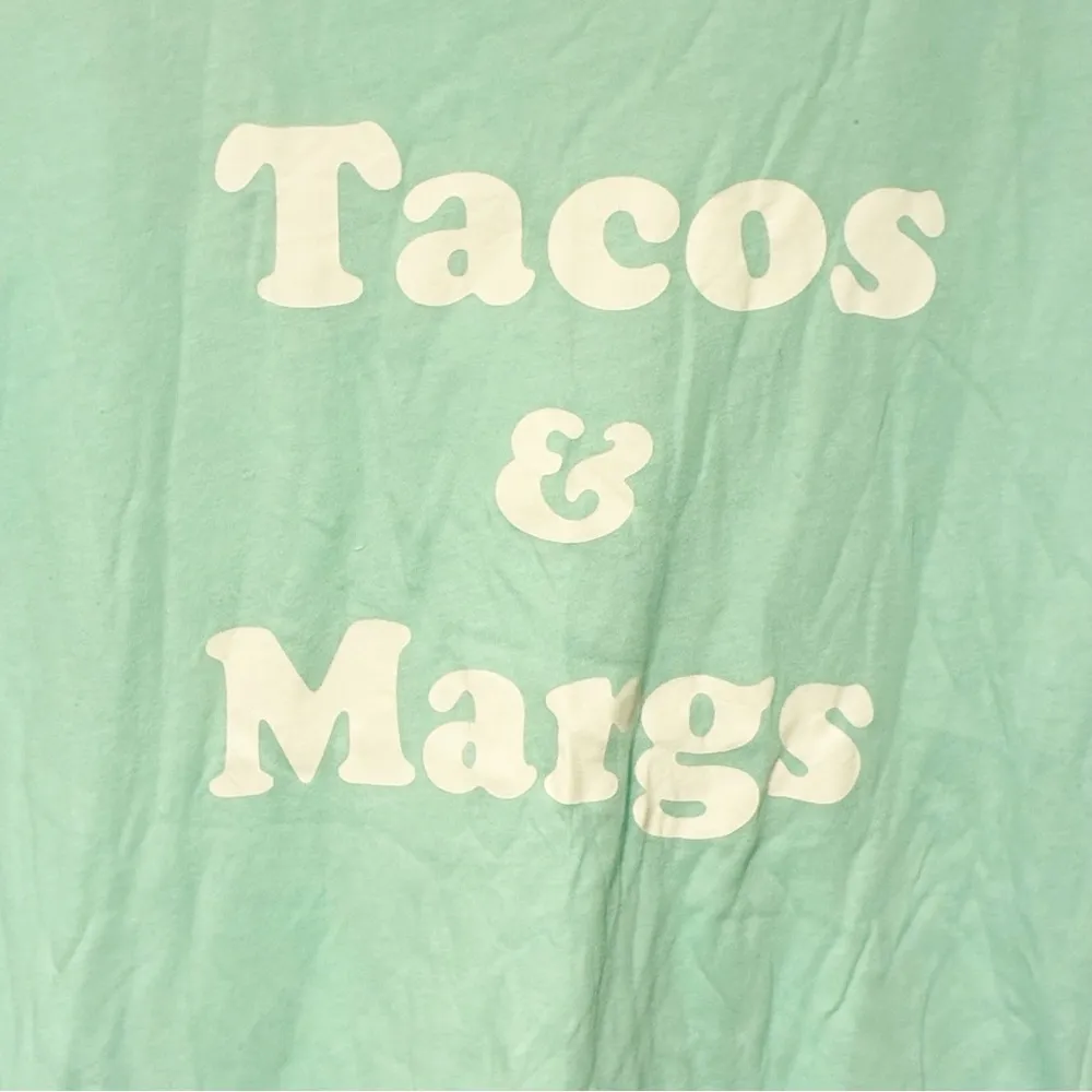 Wildfox Women’s Size Large Happy Hour Keke Tacos and Margs Printed T-Shirt - Image 2