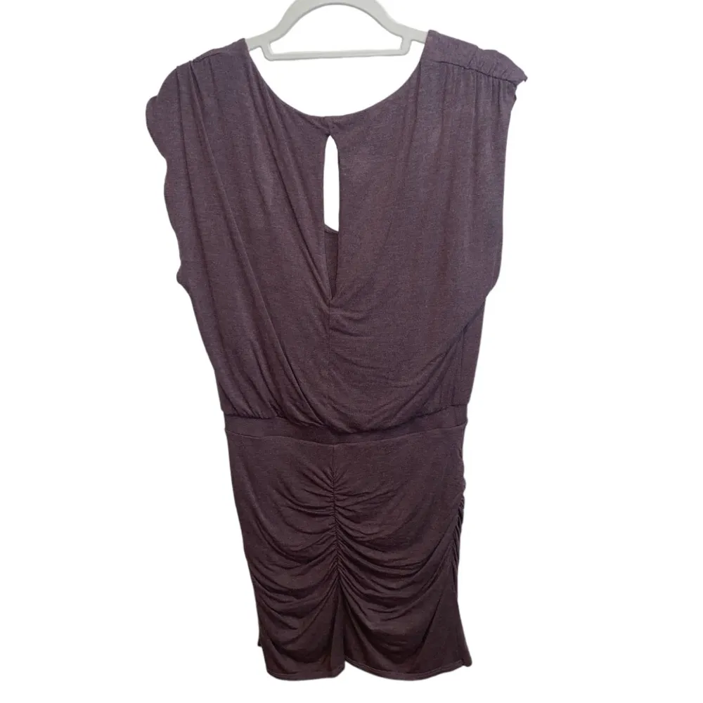 Heather Knit Dress Purple Size M - Image 2