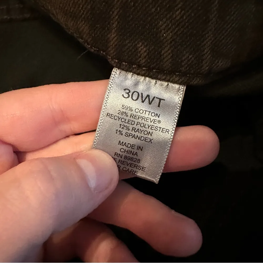 Logo Lori Goldstein Faded Brown High Rise Straight Leg Pull On Pants Sz 30WT NEW - Image 6