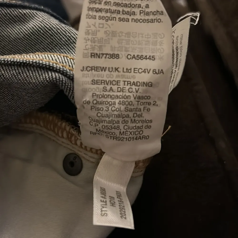 Mercantile by J. Crew Button Fly Dark Wash Jeans - Image 8