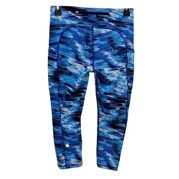 Lululemon Speed Up Crop Legging‎ 21" Tidal Multi Size 6 - Image 7