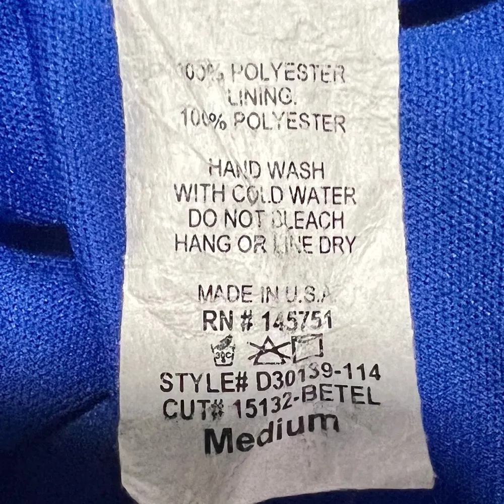 Women’s Peach Love California Royal Blue Mini/Slip Dress Sz Medium - Image 5