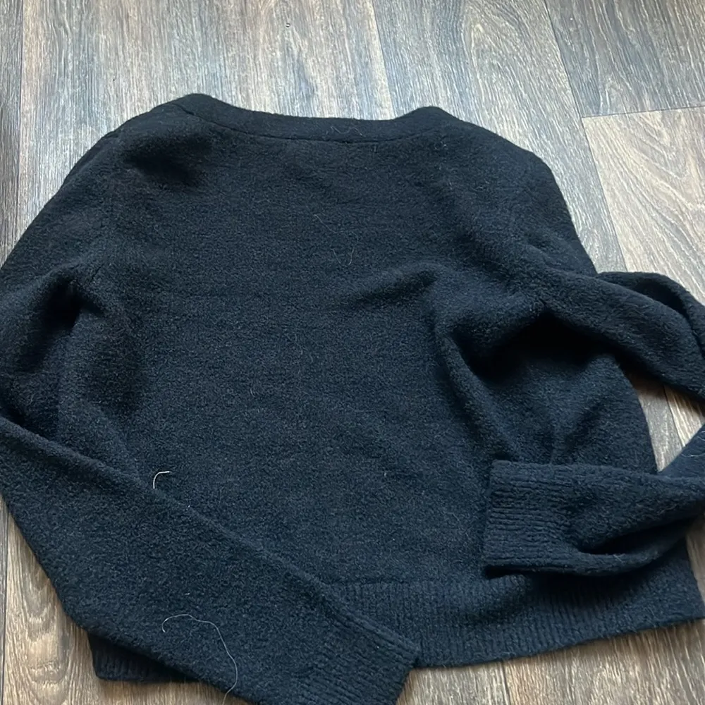 The Drop Black Cardigan Size XS - Image 4