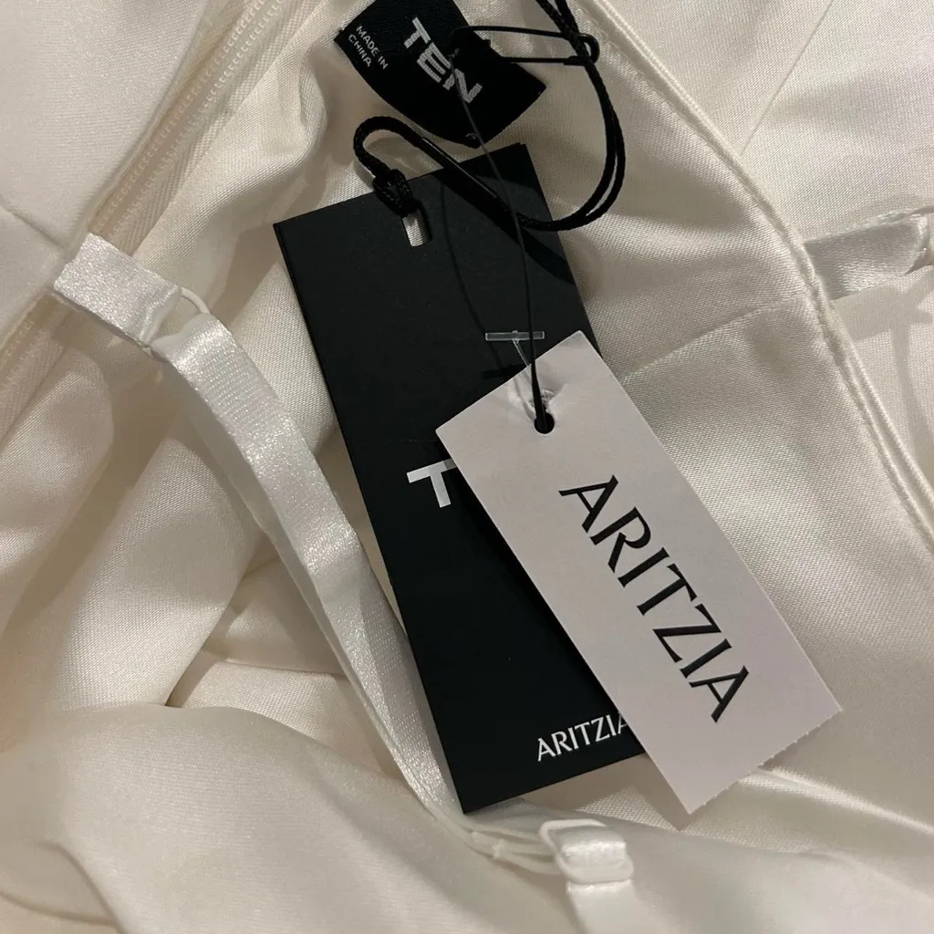 Aritzia White Mini Dress - Image 2