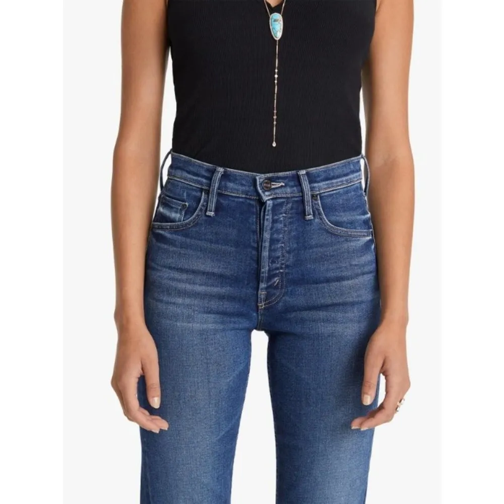 💕MOTHER💕 The Tomcat Ankle ~ Night Clubbing Blue Size 25 - Image 4