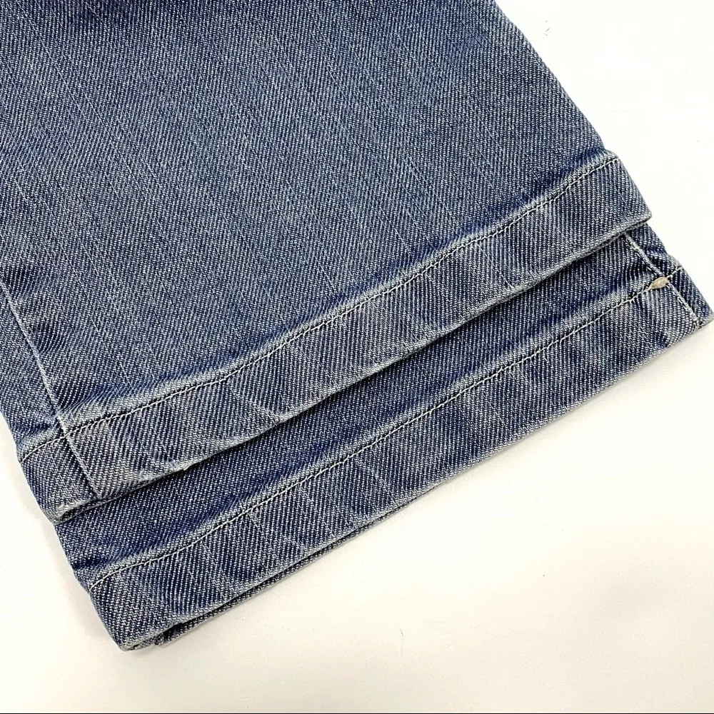 Theory Cropped Straight leg Jeans Light wash Denim Mid Rise Capri Casual Size 2 - Image 6