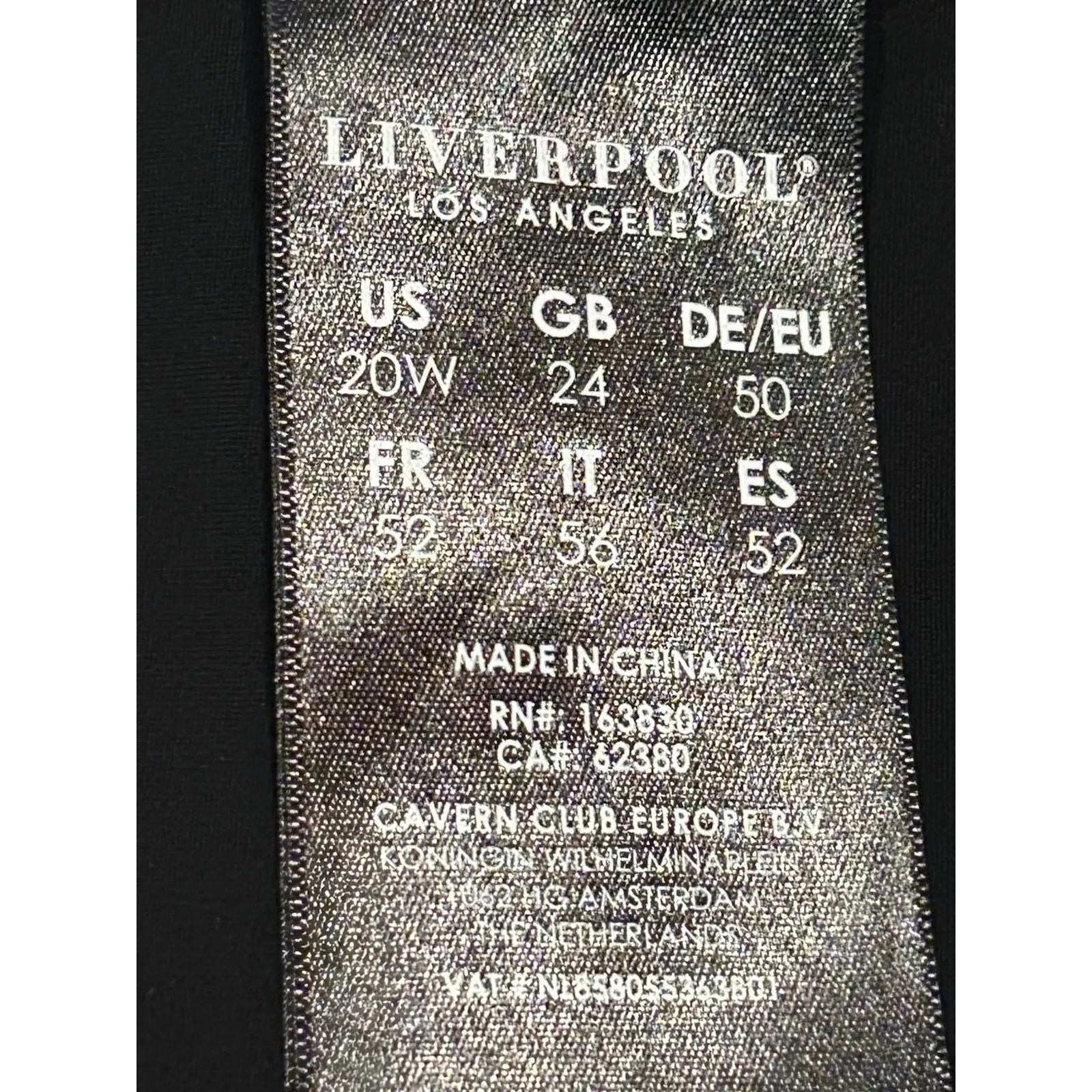 NWT Liverpool LA Plaid Red Black Pencil Skirt Womens Size 20w - Image 9