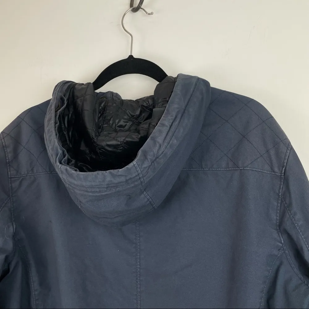 L.L. Bean Womens East End Explorer Parka Jacket Lined Blue - Image 10