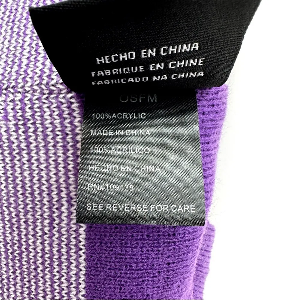 LA Los Angeles Lakers Knit Winter Hat Beanie Mens Womens Basketball Fan Gift - Image 7