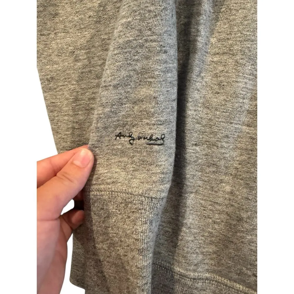 UNIQLO x Disney Andy Warhol Mickey Mouse Sweatshirt Gray Medium UT Crewneck - Image 5