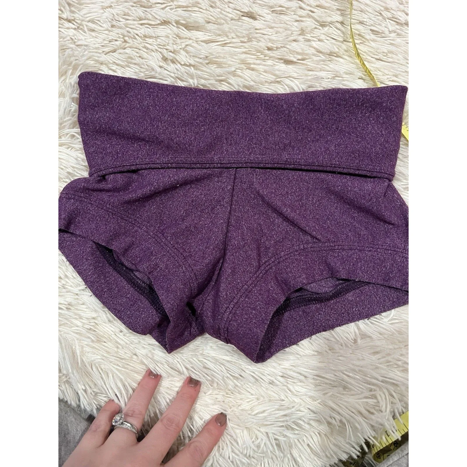 Ktrna Dance Short Size XS Adult : Purple Dance Short Heather X - Image 6
