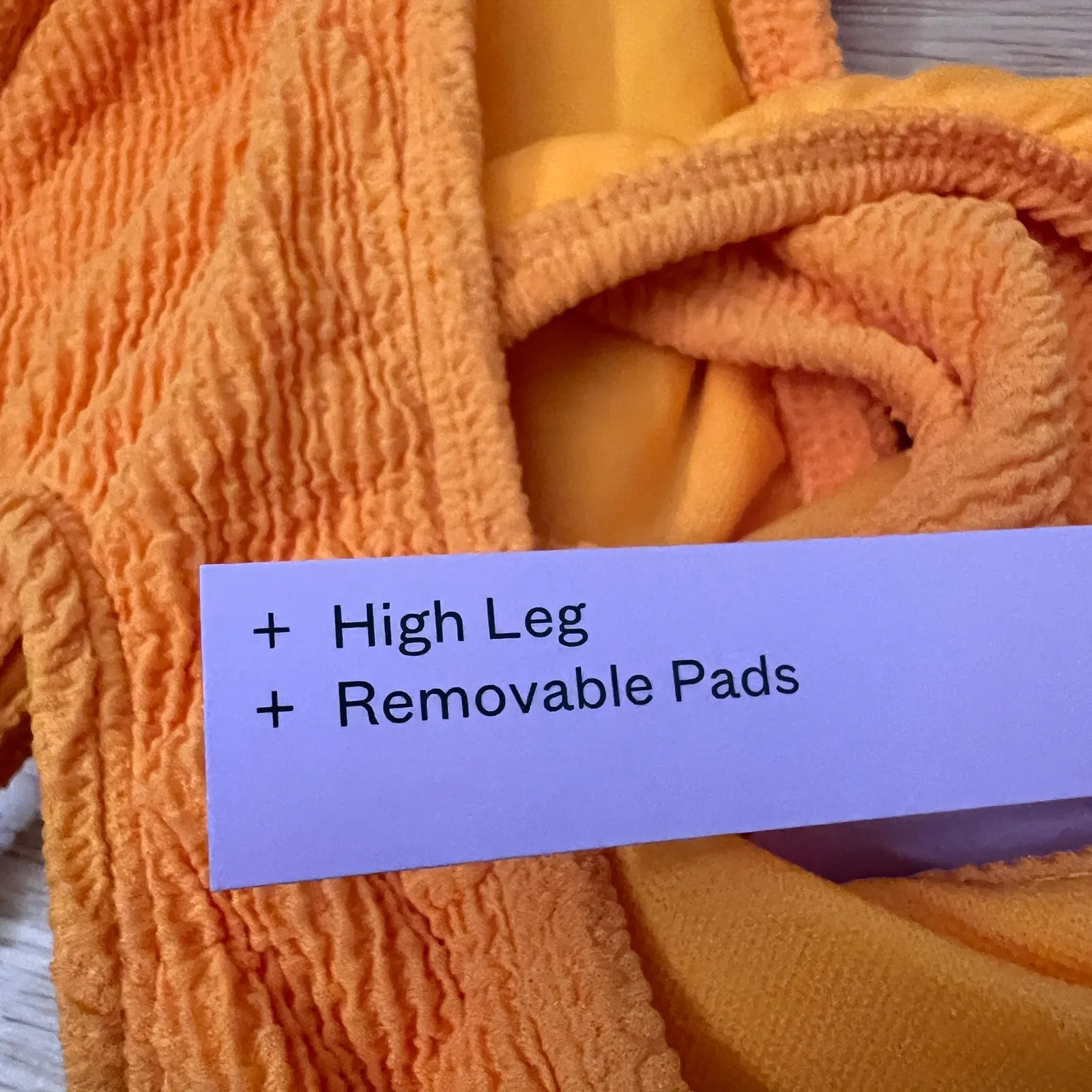 Wild Fable Women's Orange and Pink Cut Out One Piece Swimsuit - Size Large - NWT - Image 3