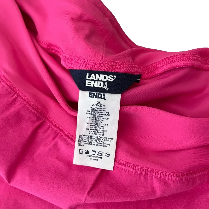 Lands End Magenta Swim Shorts Pink Size 2X - Image 4