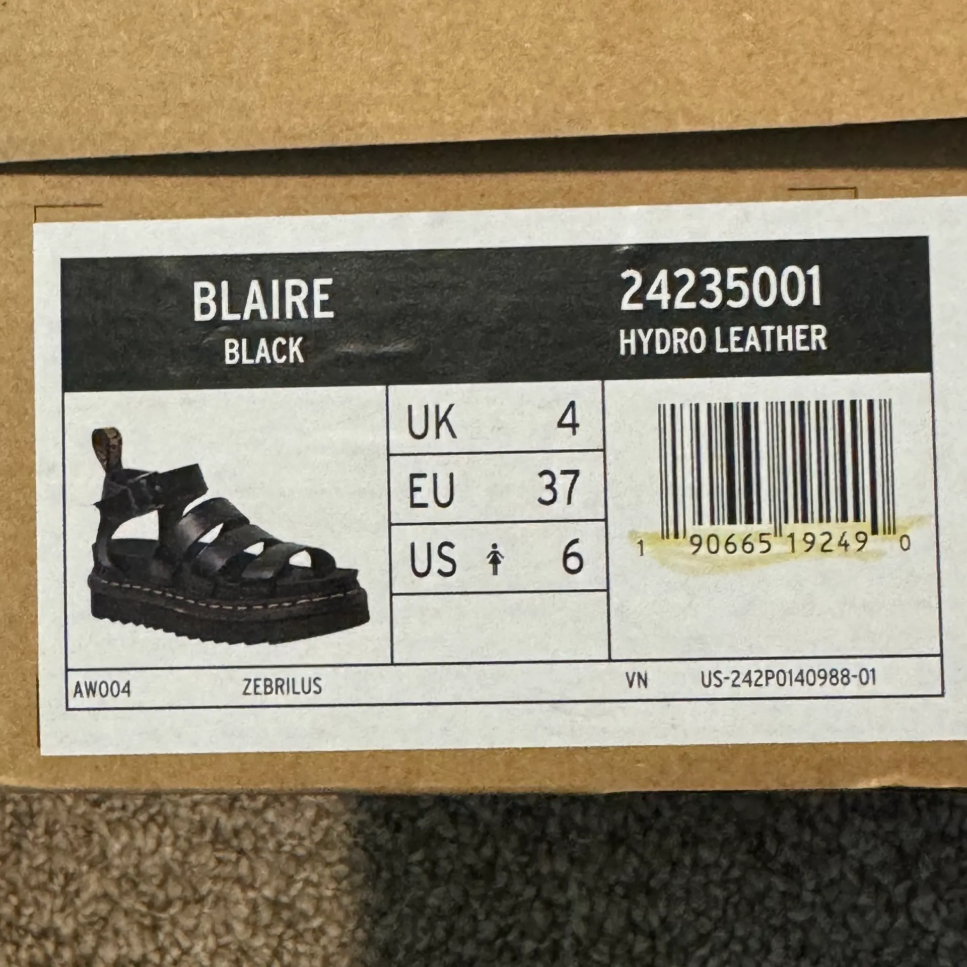 Black Slide Sandals - Image 5