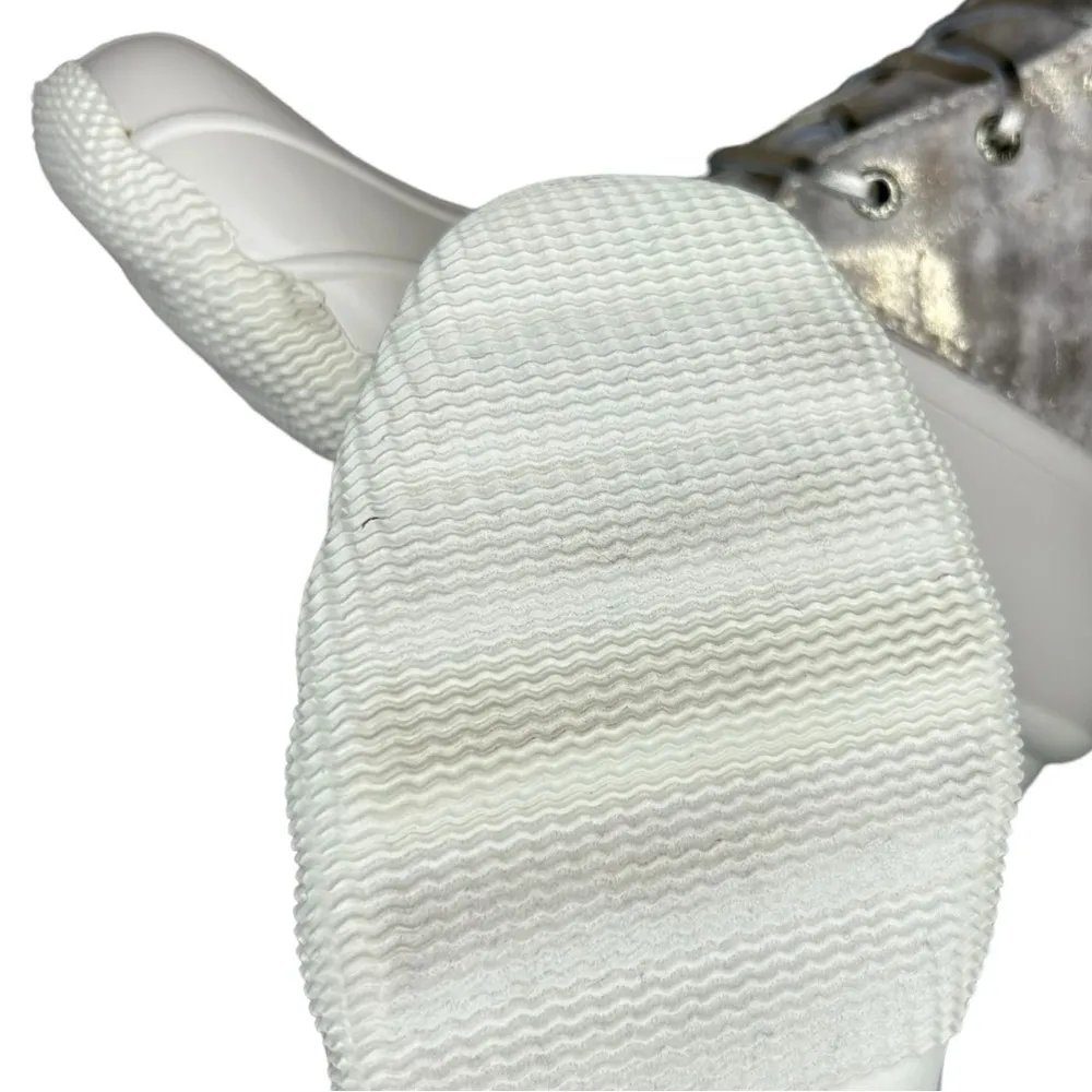 SPERRY Top-Sider Women’s Saltwater Shimmer Leather Ivory Duck Booties Size 8 - Image 11