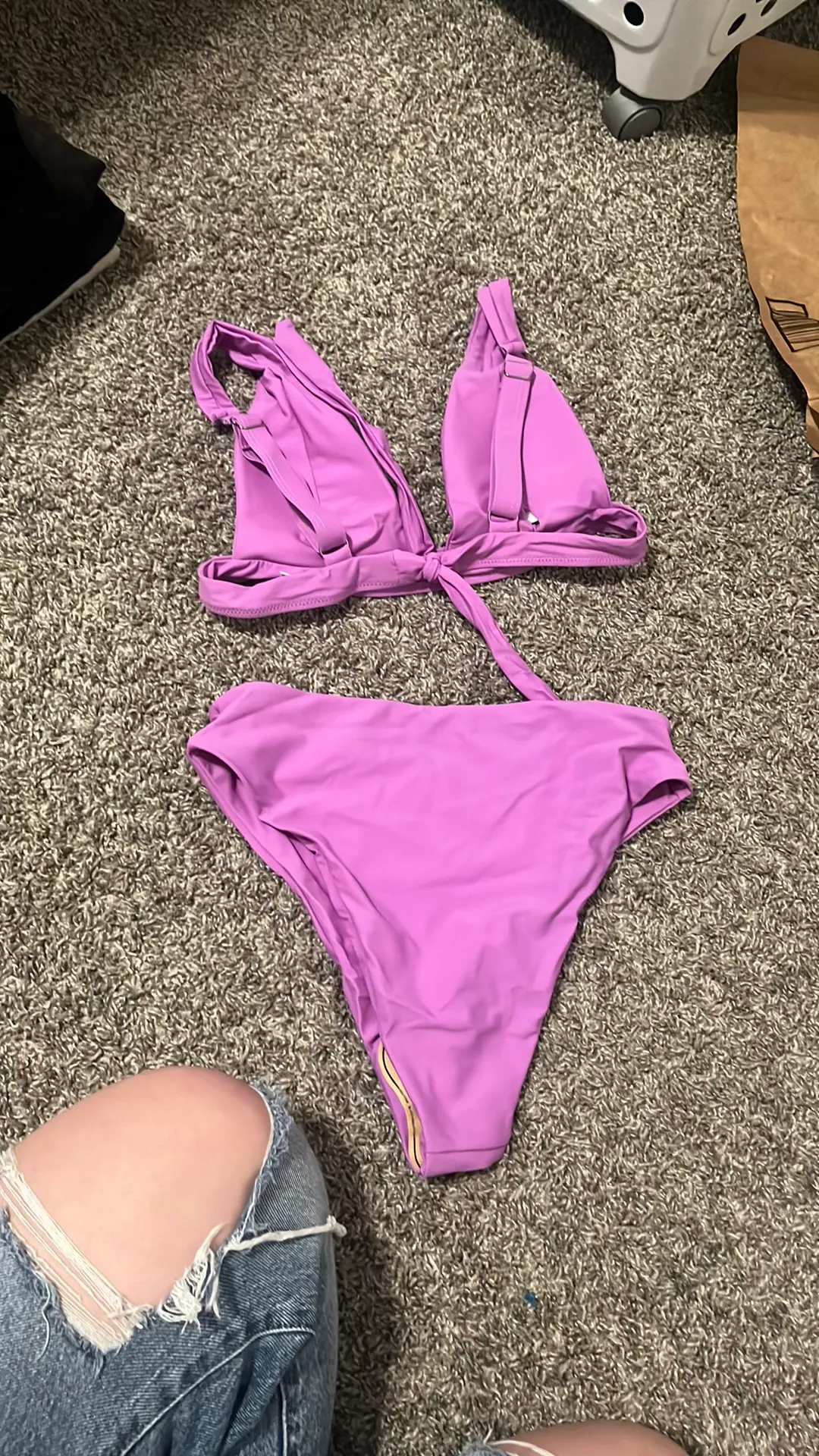 Purple Swimsuit Size L - Image 3