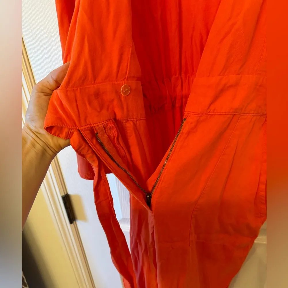 • Anthropologie • NWOT Amadi Women’s Coral Jumpsuit Size Small - Image 5