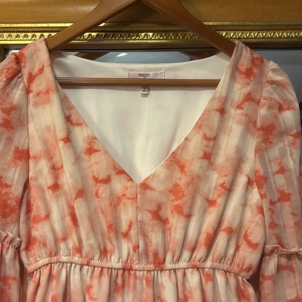 Dizzy Lizzy Pink & White Romantic Mini Dress - Image 3