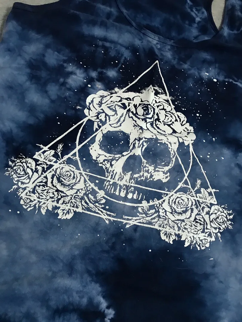 Tiedye Tank Top Blue Size XL - Image 3