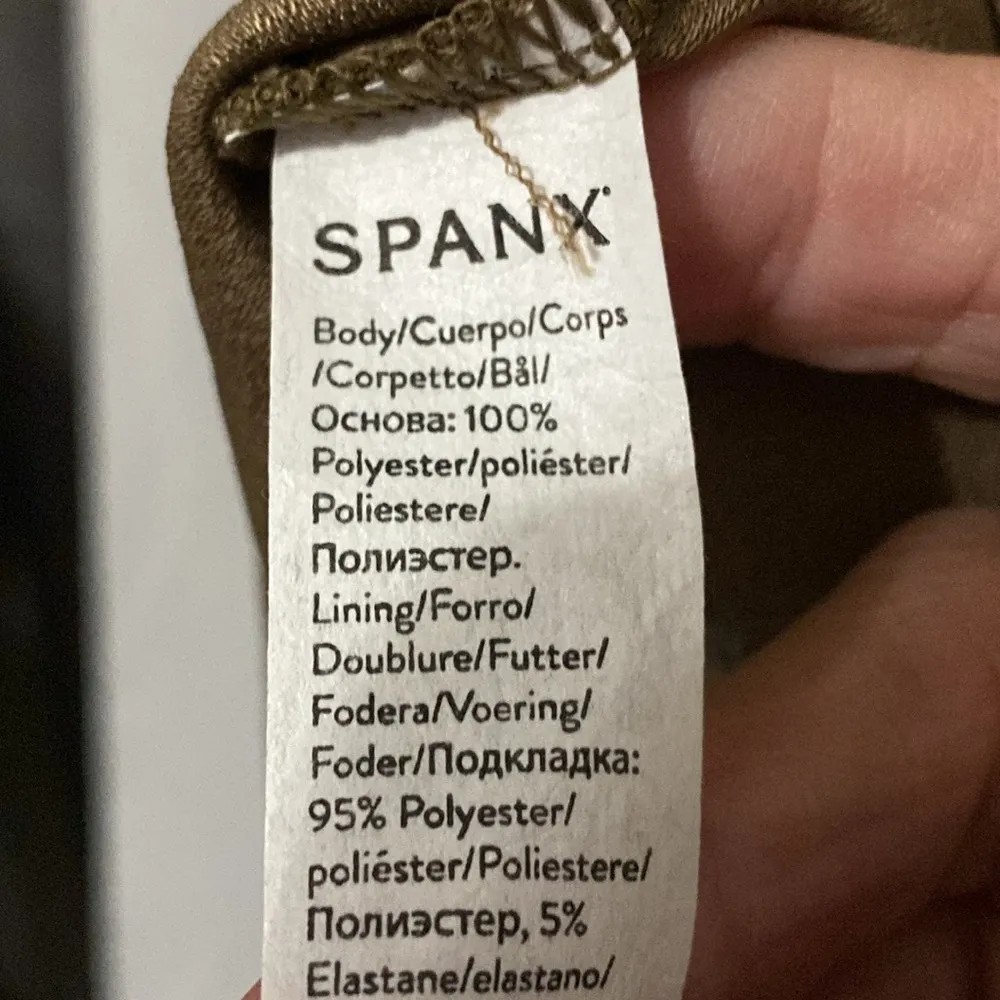 NEW SPANX Boxy Brown Tank Top size 2XL BACK ZIPPER POLYESTER - Image 10