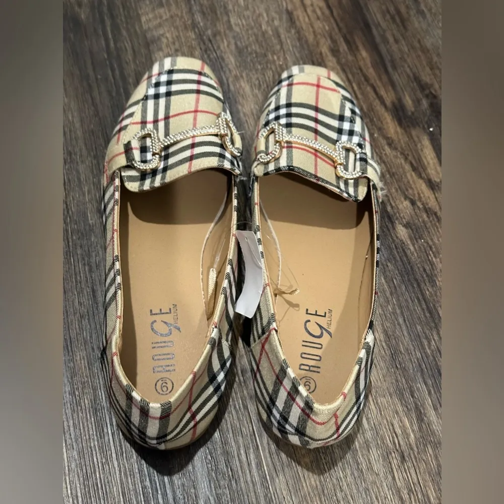 Rouge Light Plaid Loafer (Size 9) - Image 2