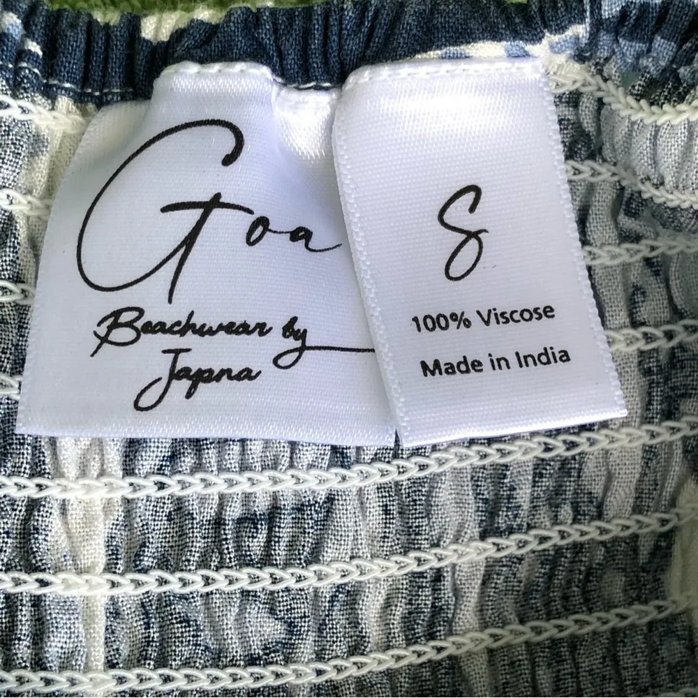 Goa Beachwear Blue Print Maxi Dress S - Image 6