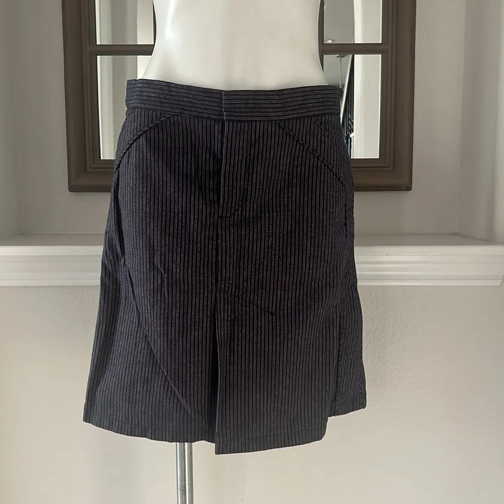 Marc Jacobs Structured Striped Cotton Denim Skirt, Size 10 EXCELLENT! - Image 3