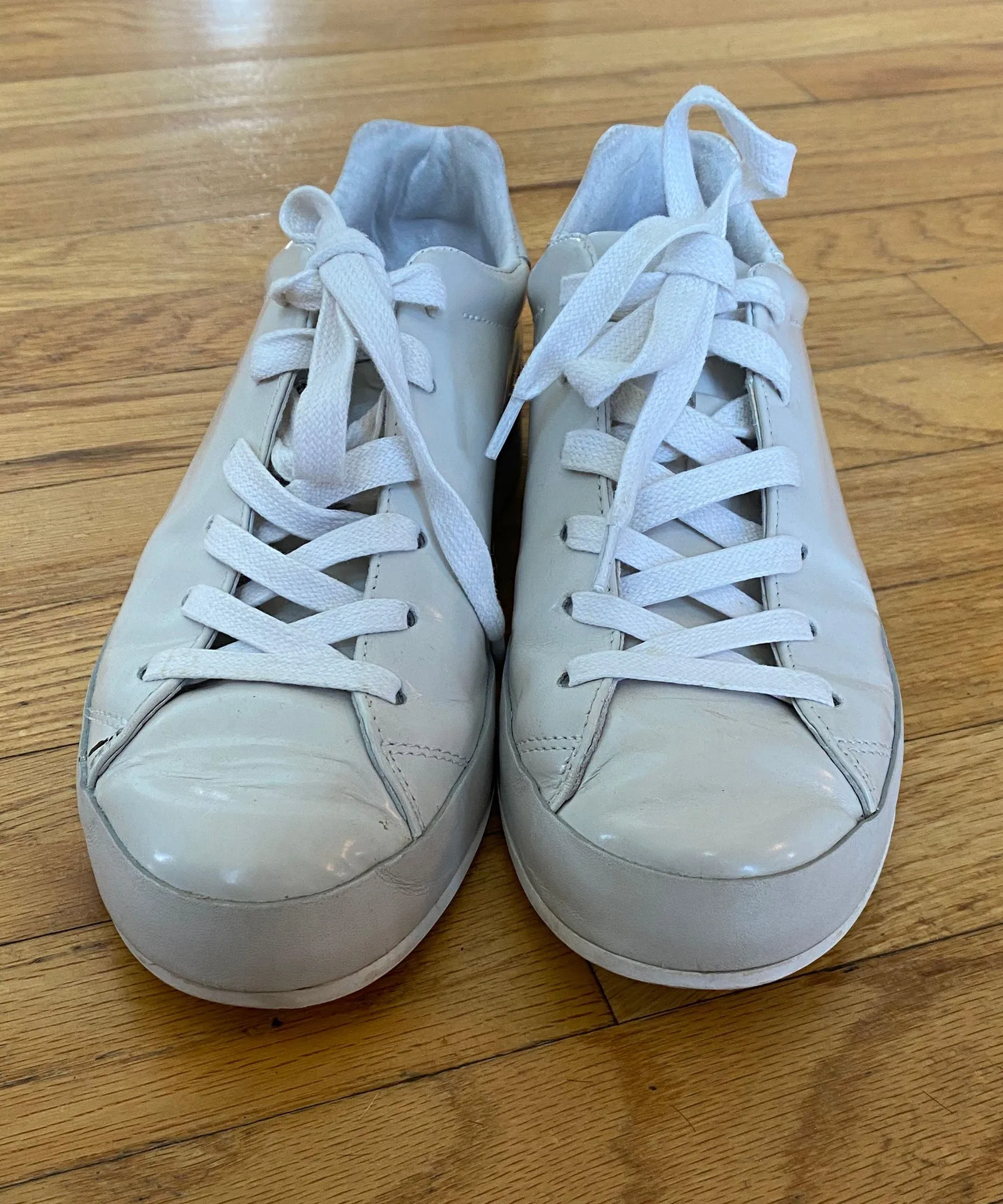 Rag & Bone Sneakers 6 Worn Once Cream Color - Image 5