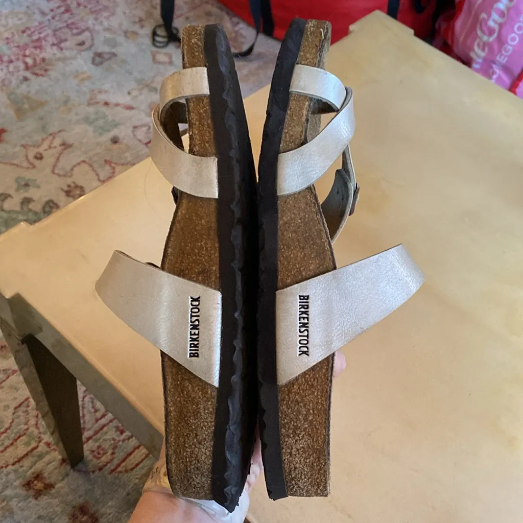 Birkenstock Mayari Toe Loop Sandals Womens Size EU 37 US 6 Graceful Pearl White - Image 15