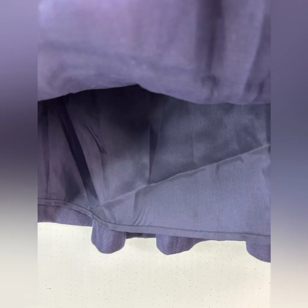 Lauren Ralph Lauren 12 Linen Midnight Blue Pencil Knee Skirt - New! - Image 4